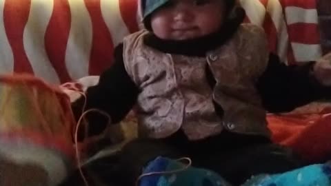 Cute baby funny