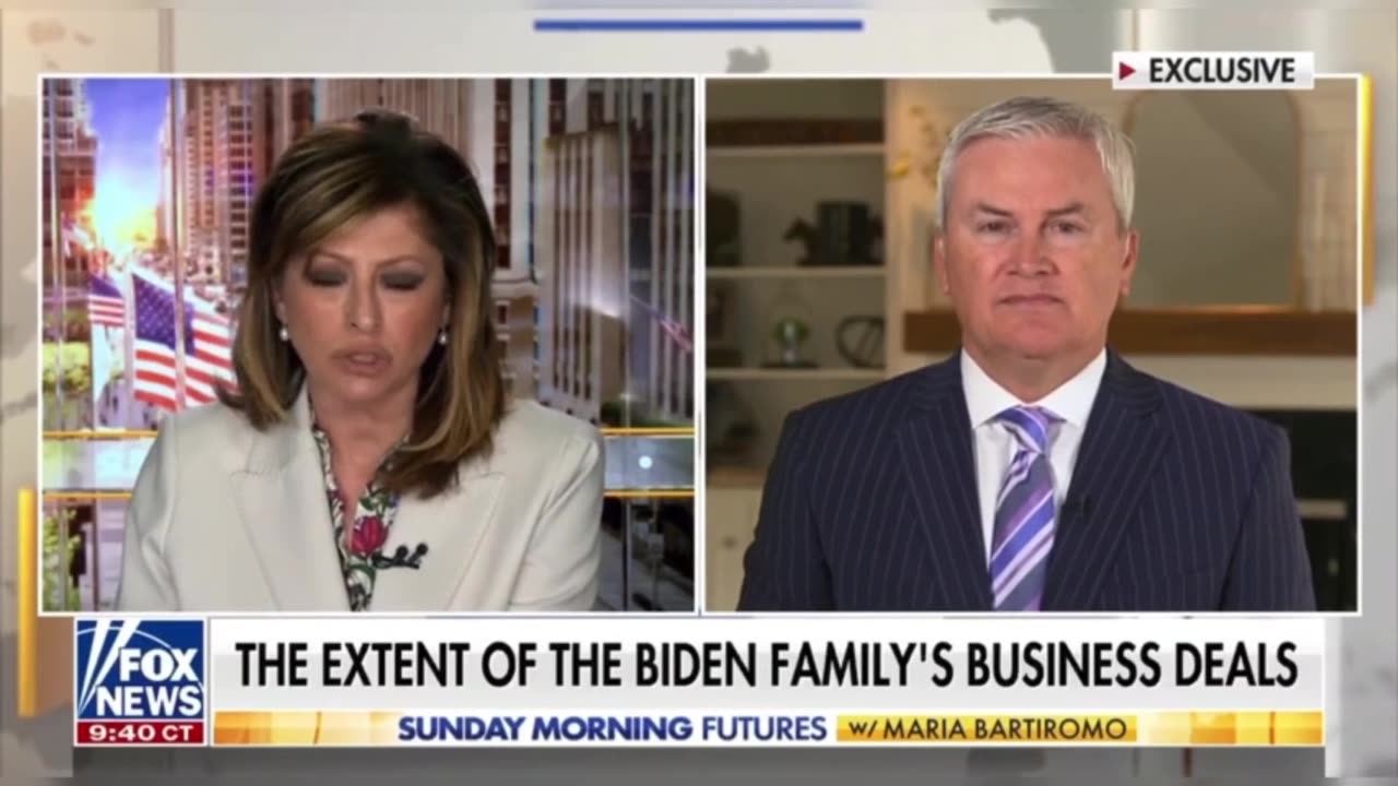 Rep.Comer: 9-12 Biden Family Members Are Allegedly Involved in an Influence-Peddling Scheme