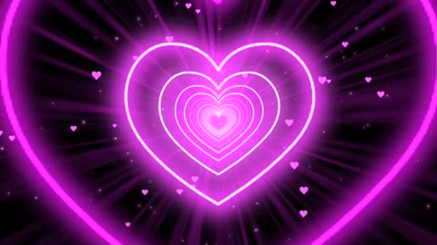 226. Heart Tunnel Background💖Pink Heart Heart