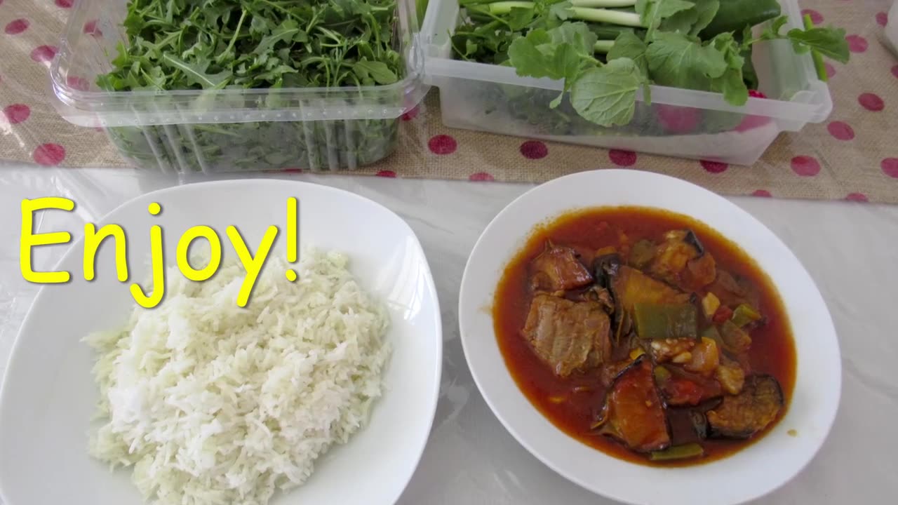 Iraqi eggplant and meat stew recipe