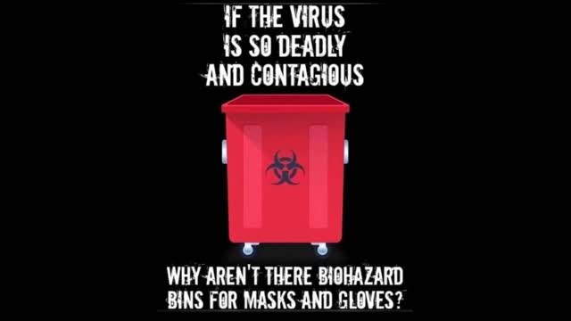 Why are there no Biohazard bins for masks?