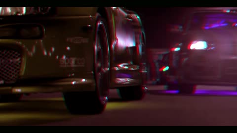 3D Anaglyph 2 Fast 2 Furious 4K 80% MORE BACKGROUND DEPTH P2