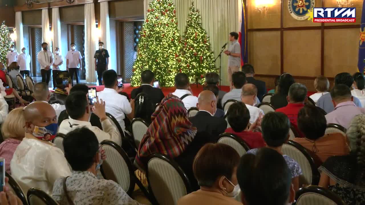 Pangulong Ferdinand R. Marcos Jr., nakipagkita sa kanyang mga supporter sa Malacañan Palace