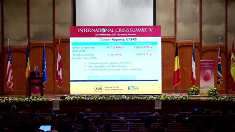 Dr. Ryan Cole At Int'l Crisis Summit 4 - Romania Nov 2023