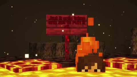 A Minecraft PSA.