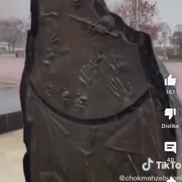 Giant Demon Portal Downtown Detroit