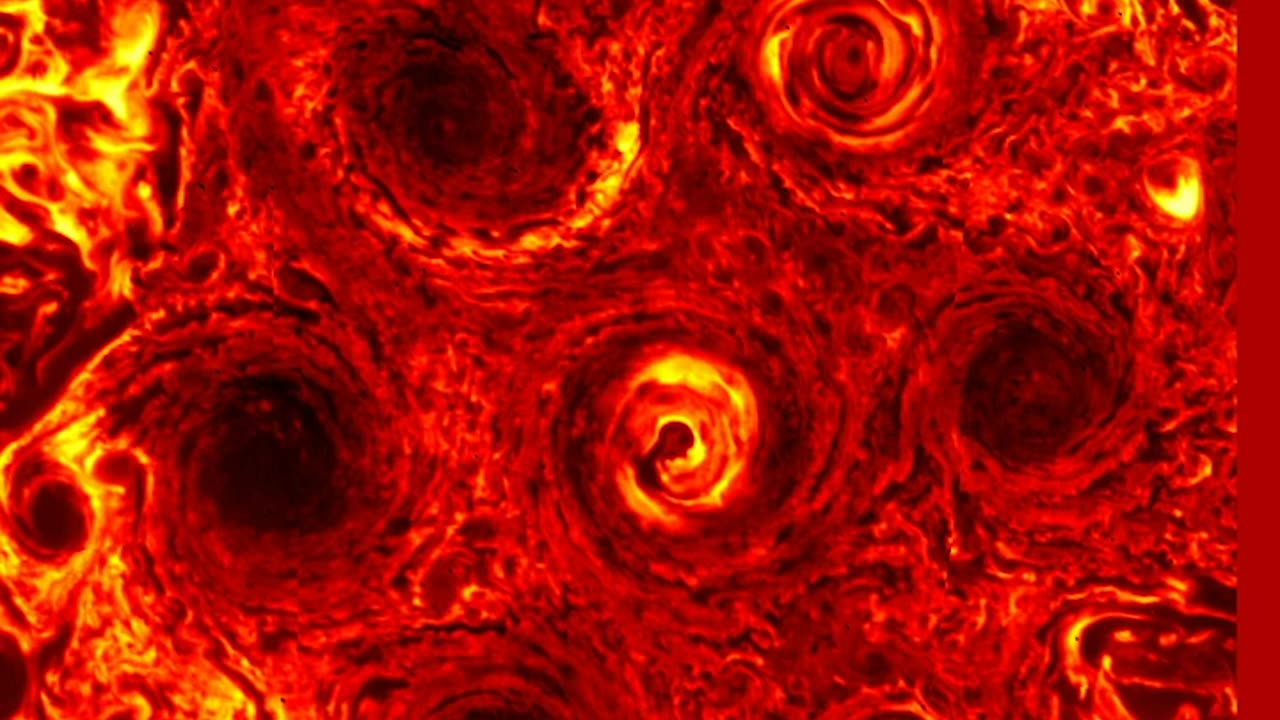 JIRAM Sees Jupiter's Cyclones #psychemission #nasaupdates #nasa #spas12 #chatgpt #space