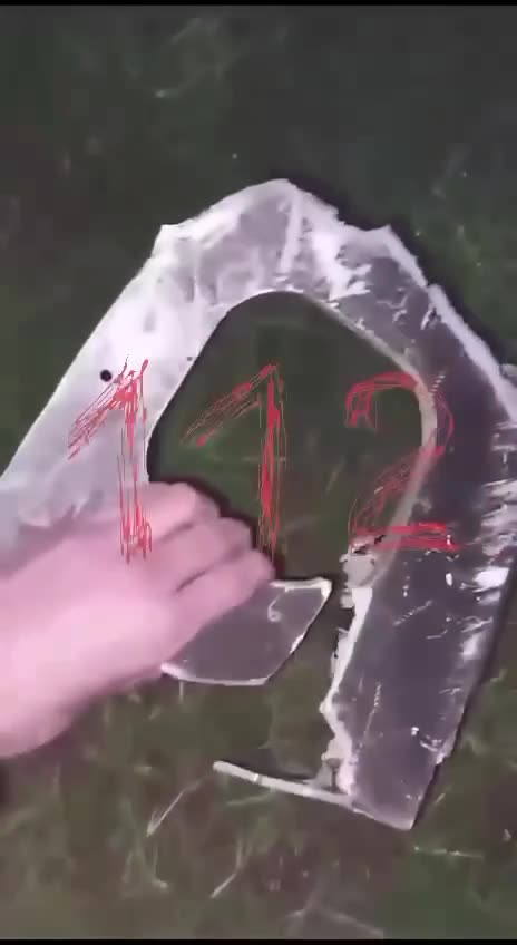 Aircraft Parts Litter the Area