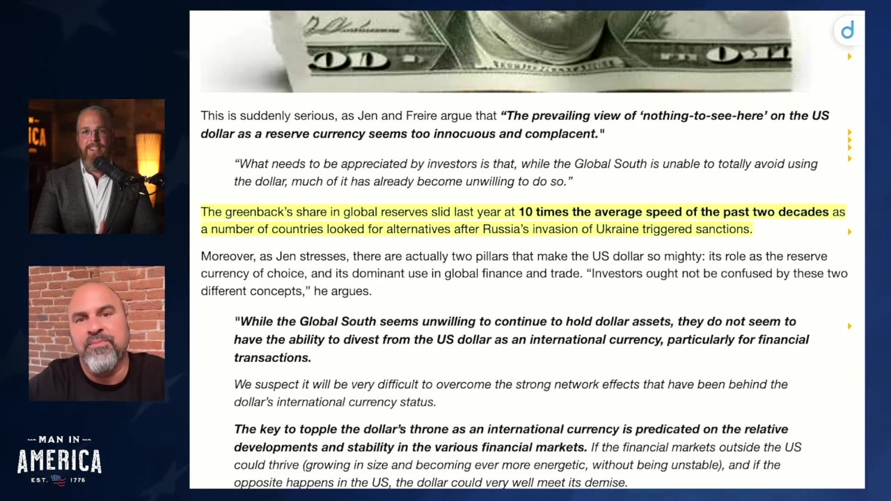 Us dollar losing World Reserve Status as they roll out the CBDC