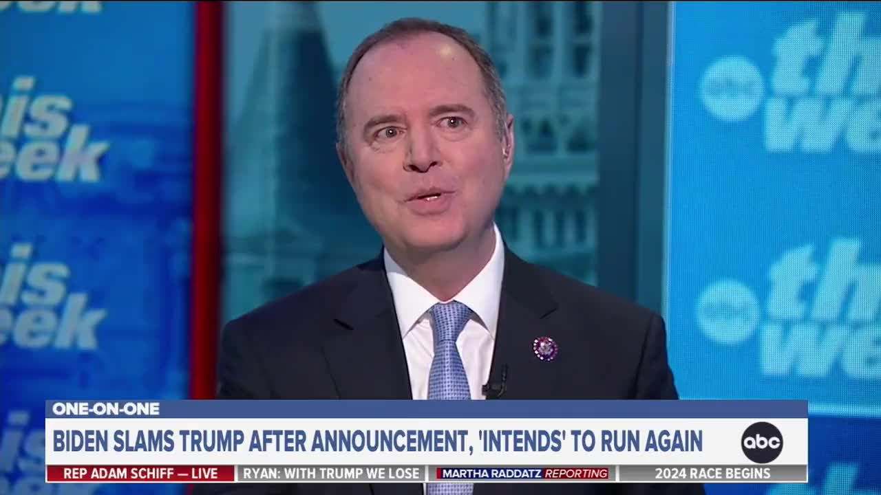 Adam Schiff says he thinks Biden should run for re-election