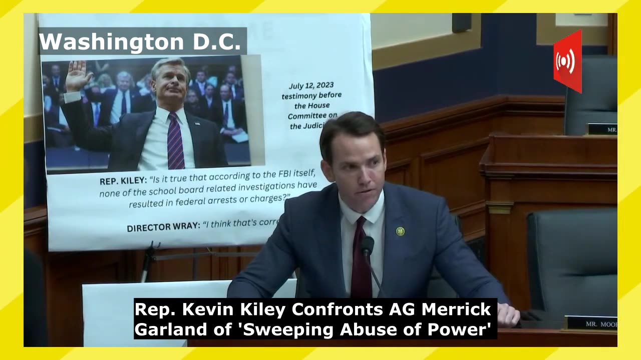 Rep. Kevin Kiley Grills AG Merrick Garland at House Judiciary Hearing in Washington D.C