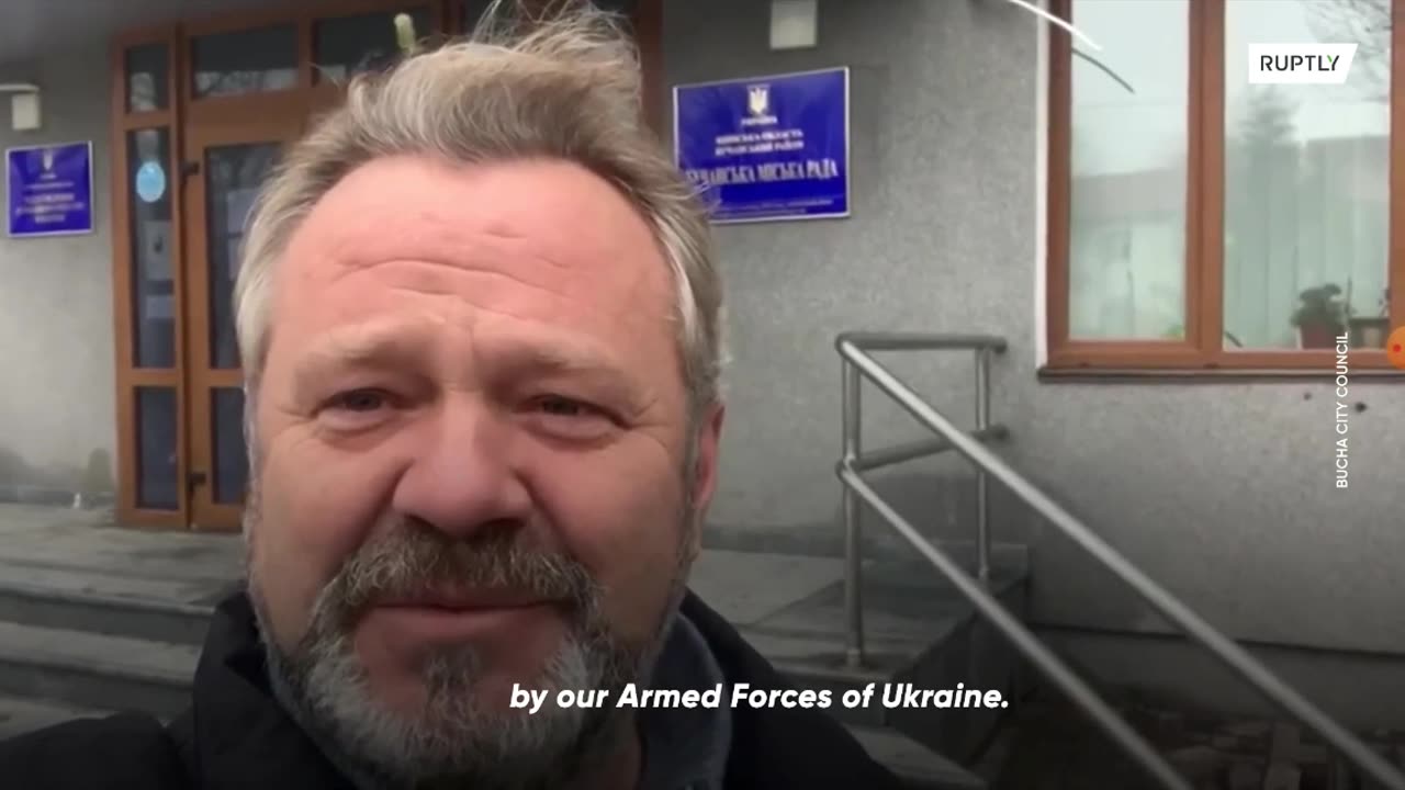 Ukraine war - Interview of Bucha Mayor prior to the mass murder