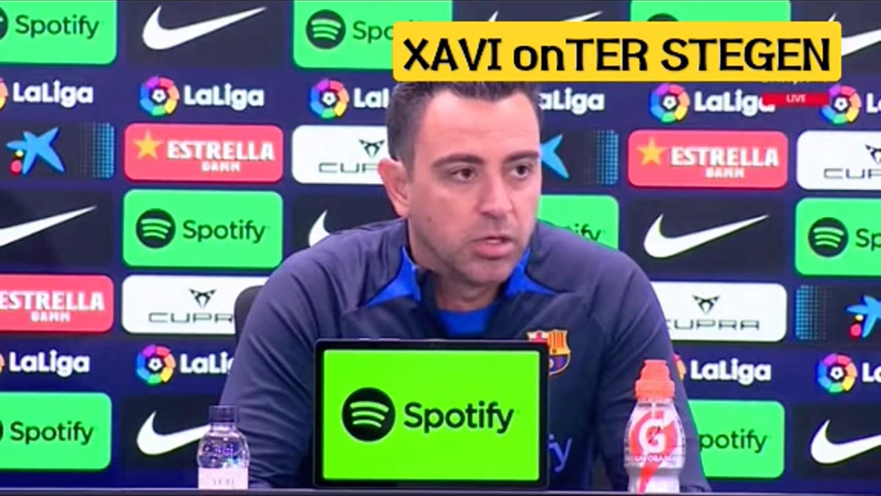 What did Xavi say about Ter Setegen?? #ytshorts #shortvideo