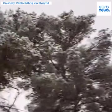 Mallorca snow fall right now