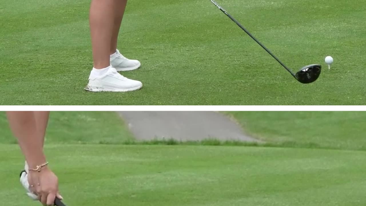 Linn Grant's amazing technique #golf #golfer #professional #athlete #driver #hit #swing #shot #green