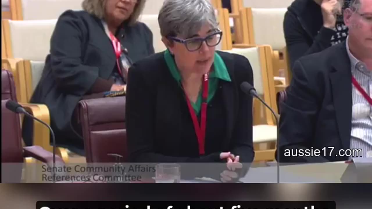 Australian senate hearing about her covid injection injury.