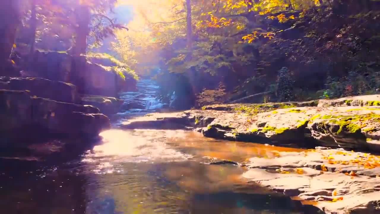 Enchanting Autumn Forests with Beautiful Piano Music