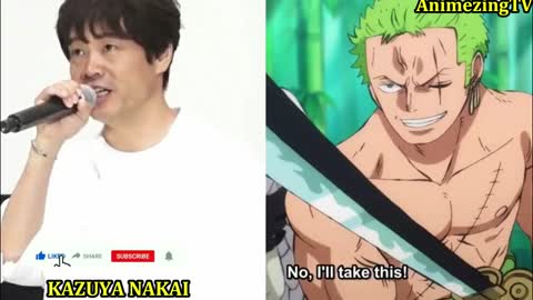 Roronoa Zoro Voice Actor / One Piece / Kazuya Nakai / Japanese Seiyuu