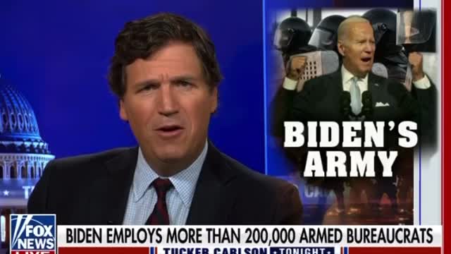 Tucker Carlson: Joe Biden's army is rivaling parts of the Pentagon's force