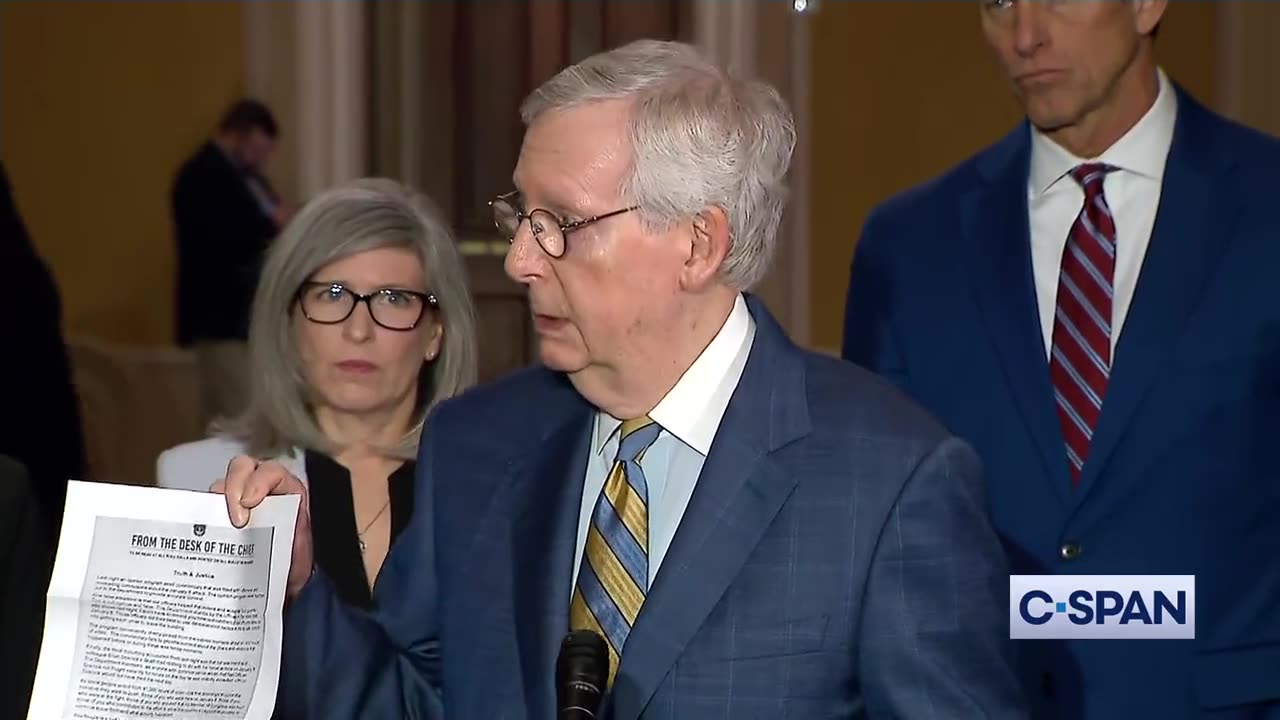 McConnell says "it was a mistake" for Fox News to depict Jan. 6 "in a way that's completely at variance with what our chief law enforcement official here at the Capitol thinks."