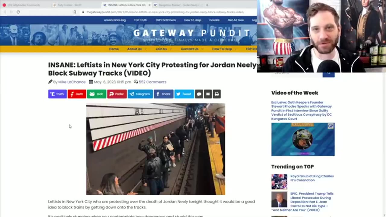 Anger Addicts Block Subway Trains in NYC Over Death of a Kidnaper