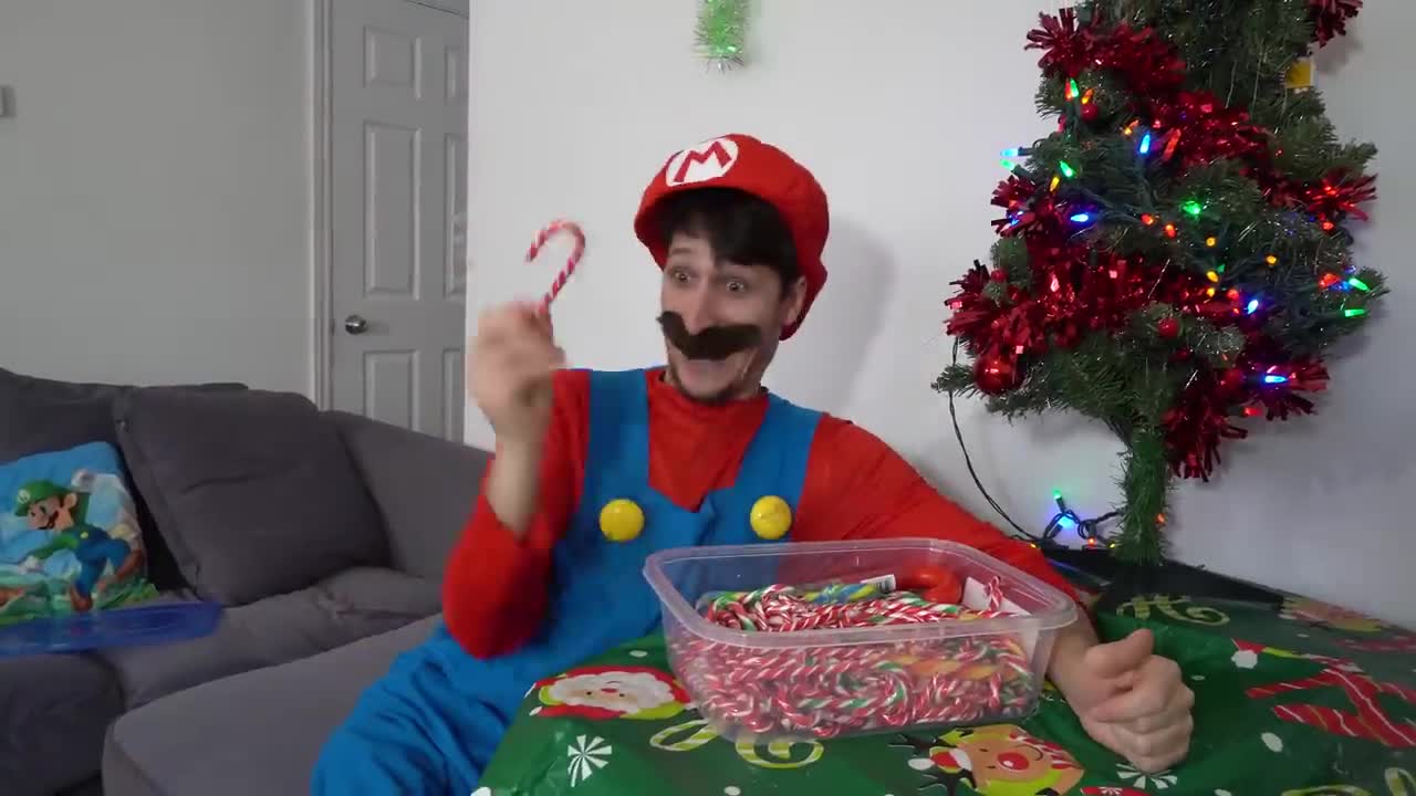 Super Mario Christmas Party Minigames In Real Life