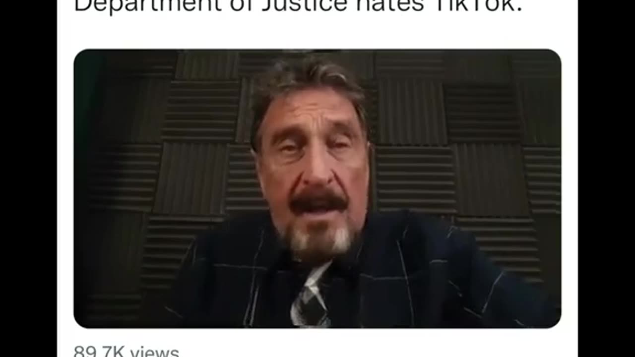 McAfee explains tik tok ban