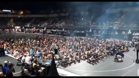 Children Chant "LET’S GO BRANDON" at Adidas Wrestling Nationals in Independence, MO.