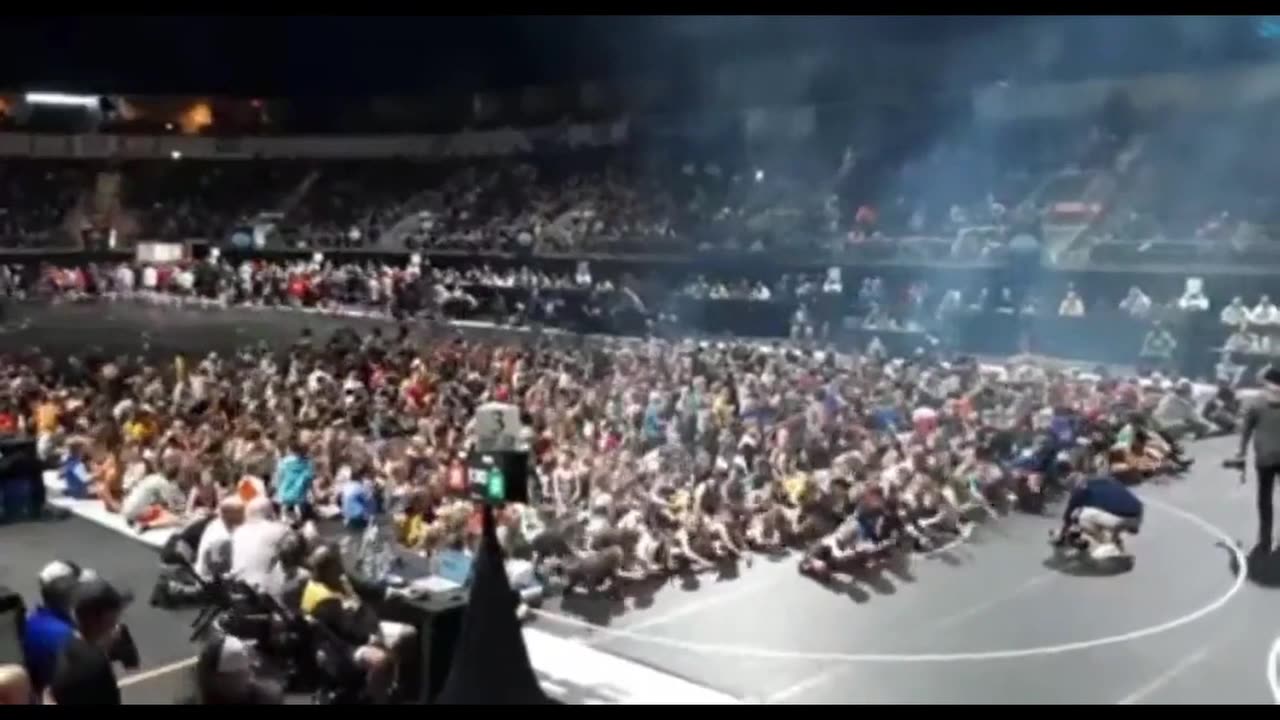 Children Chant "LET’S GO BRANDON" at Adidas Wrestling Nationals in Independence, MO.