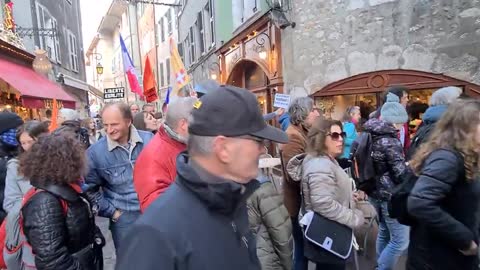 Manifestation Annecy le 20 11 2021