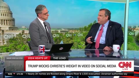 Lard Ass Christie Descends To CNN For His Rebuttal