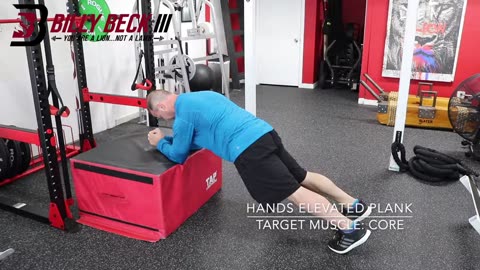 Hands-Elevated Plank