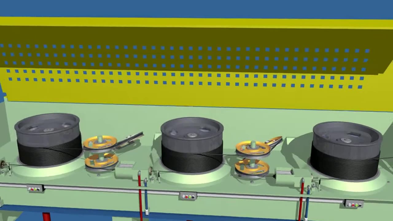 Steel wire dry Drawing machine - Block thickness - Block deflection