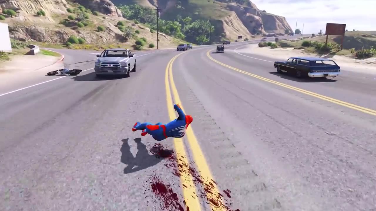 GTA 5 SPIDERMAN Ragdolls & Parkour Fails Episode 03 (Euphoria Physics)