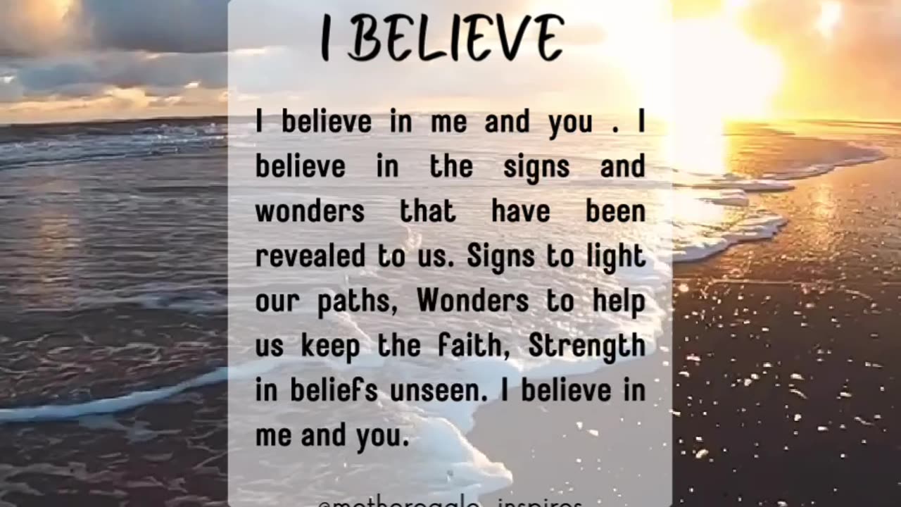 I believe - the strength to trust, faith and believe poem by Keroy King