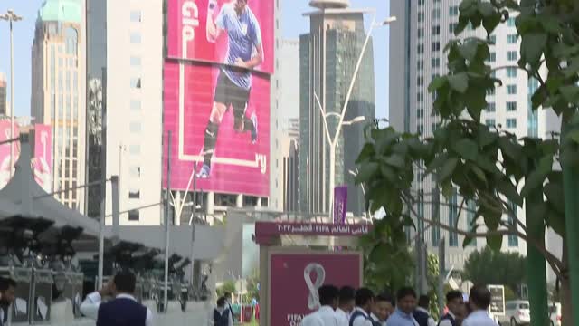 Players arrive at 2022 FIFA World Cup in Qatar