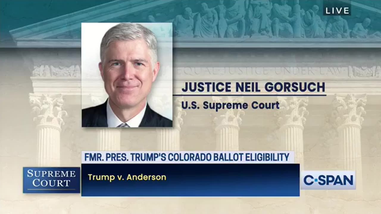 Gorsuch Destroys Colorado Lawyer In EPIC Exchange -- 'Try To Answer The Question'