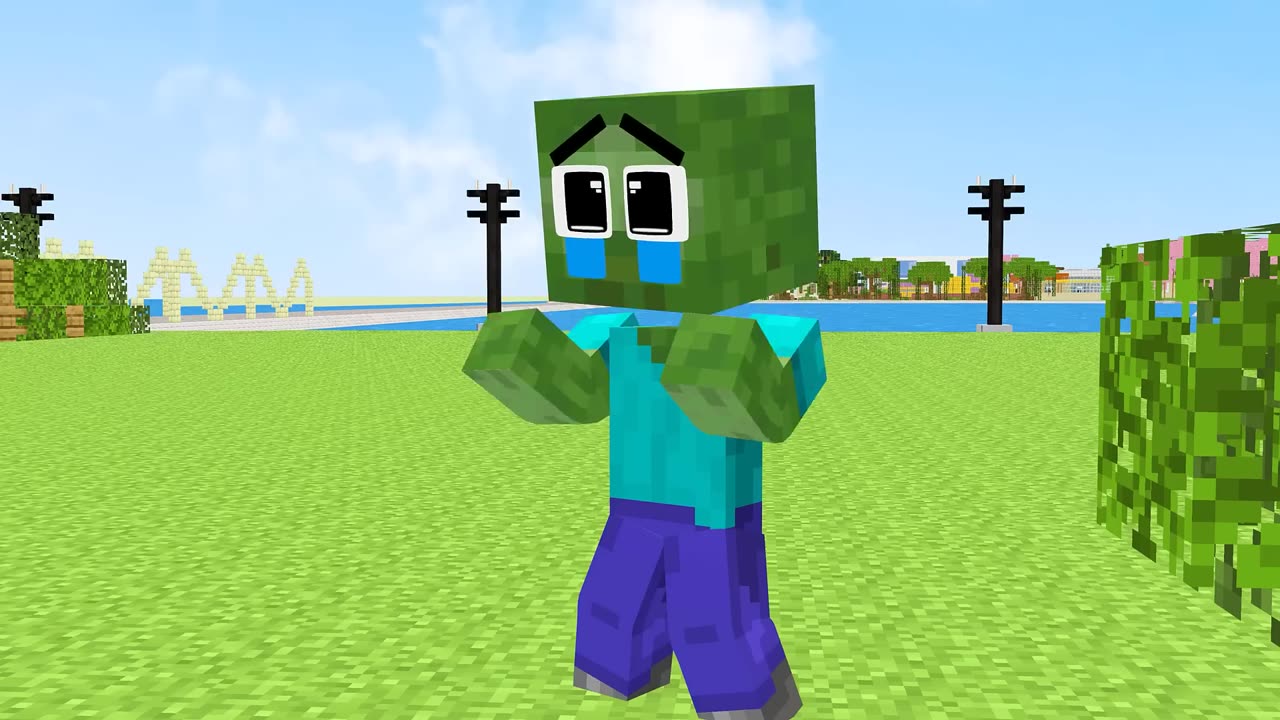 Monster School Bad Zombie Family but Good - Sad Story - Minecraft Animation