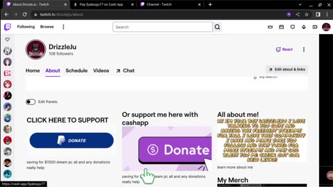 How to add your Cash App to your Twitch channel 2023