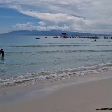 The beautiful Malamawi Beach, Basilan in the Philippines