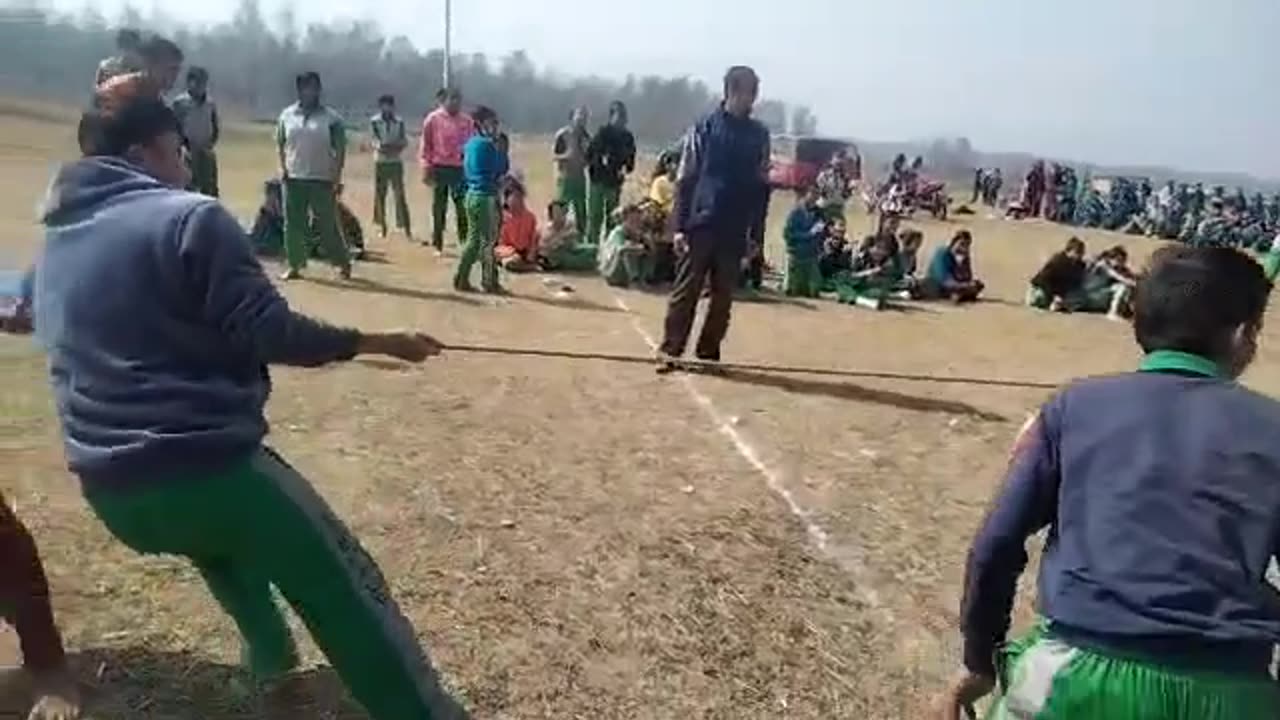 TUG OF WAR .INTERSCHOOL COMPETITION 🤑