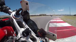 Spring Mountain Motorsport Raceway Gyro cam Ducati Panigale 1199 tri-color