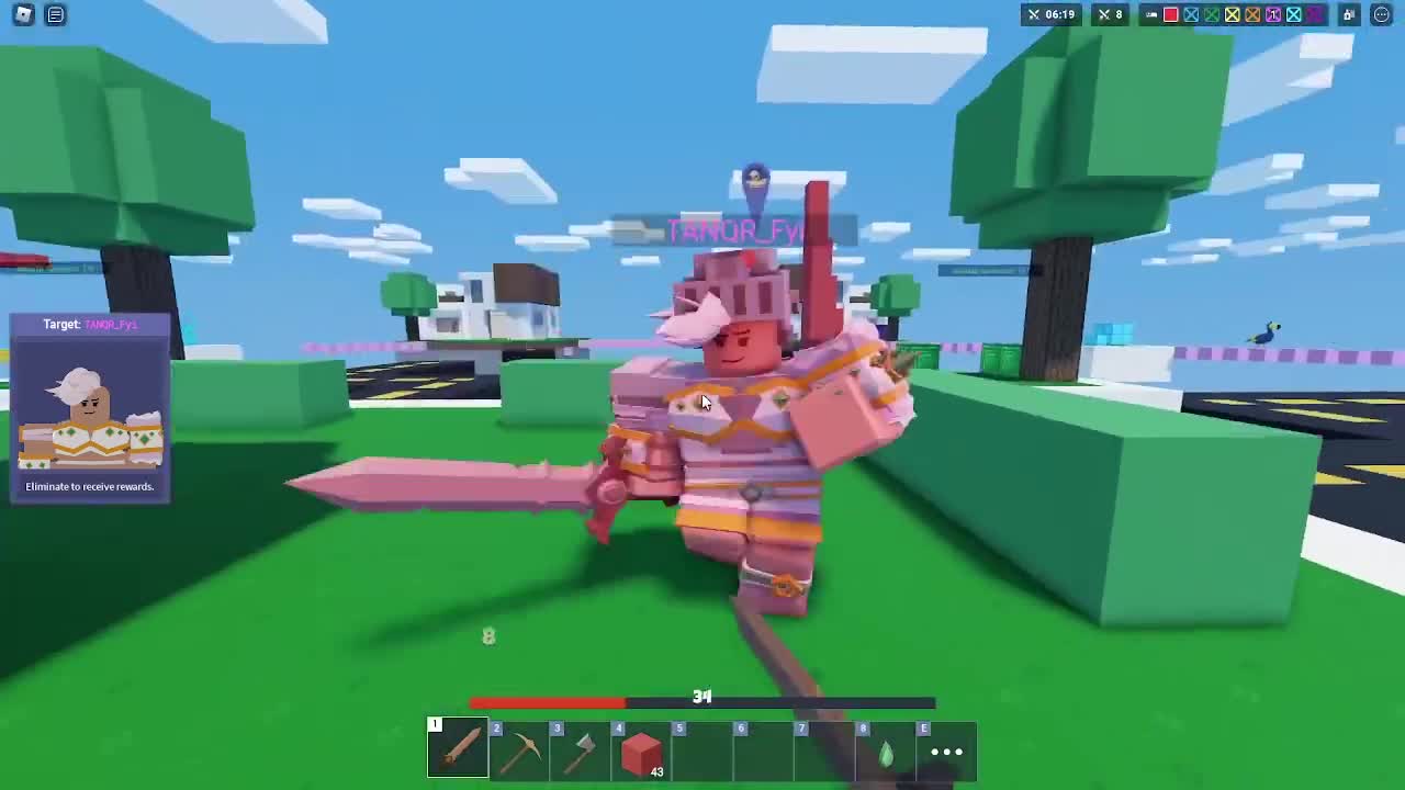 He doesn't know how to BUILD... (bedwars)