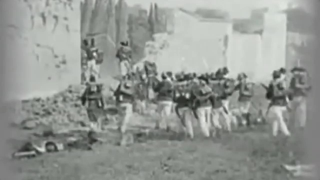 BERSAGLIERI ALL'ASSALTO ALLA BRECCIA DI PORTA PIA 20 SETTEMBRE 1870 VIDEO-FILMATO CON AGGIUNTA DI EFFETTI SONORI E VISIVI la presa di Roma da parte del Regno d'Italia e la fine dello Stato della Chiesa romana