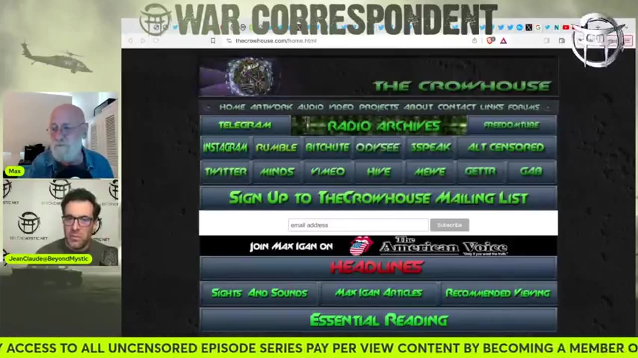 Max Igan - War Correspondent Special Report With Max Igan & Jean-Claude - Dec 22