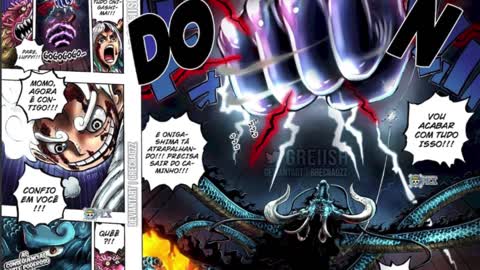 LUFFY VAI ATRAVESSAR ONIGASHIMA E KAIDOU COM UM SOCO | ONE PIECE MANGA 1047 PT-BR