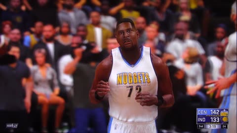 NBA2K: Indiana Pacers vs Denver Nuggets (Buzzer Beater)