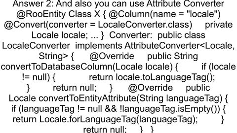 can Locale object be stored in database with hibernate