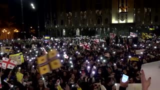 Thousands rally in Georgia in support of Ukraine