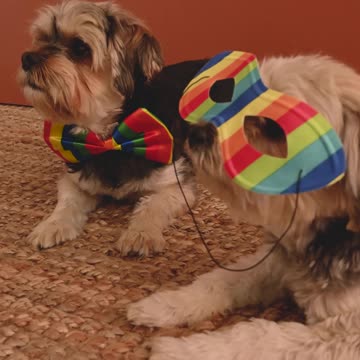 dogs celebrating carnaval